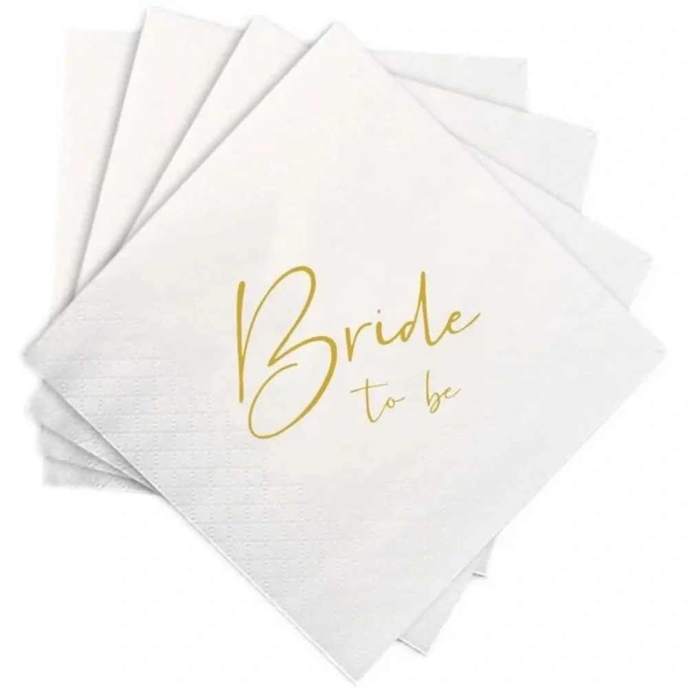 NEW | 20pcs/pack Bride to be Napkins/decorations